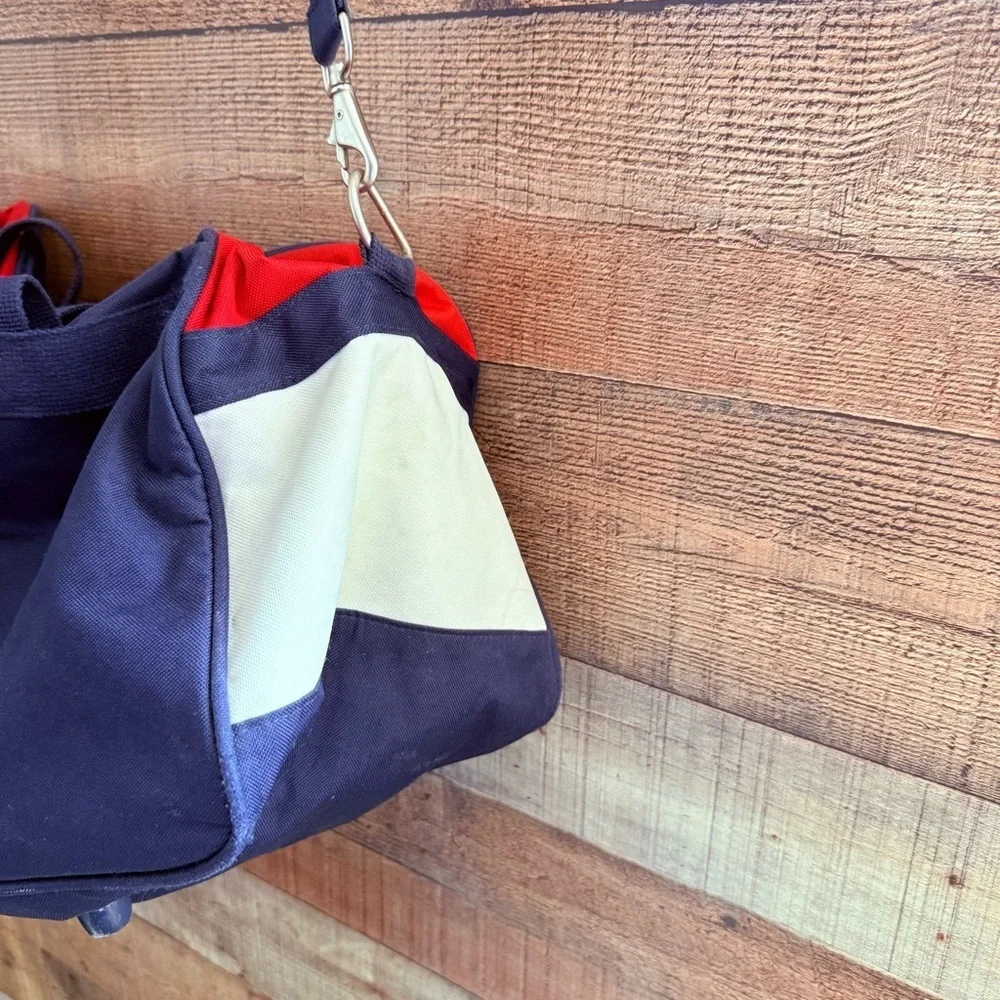 Tommy Hilfiger Navy, Red and White Large Duffle Bag